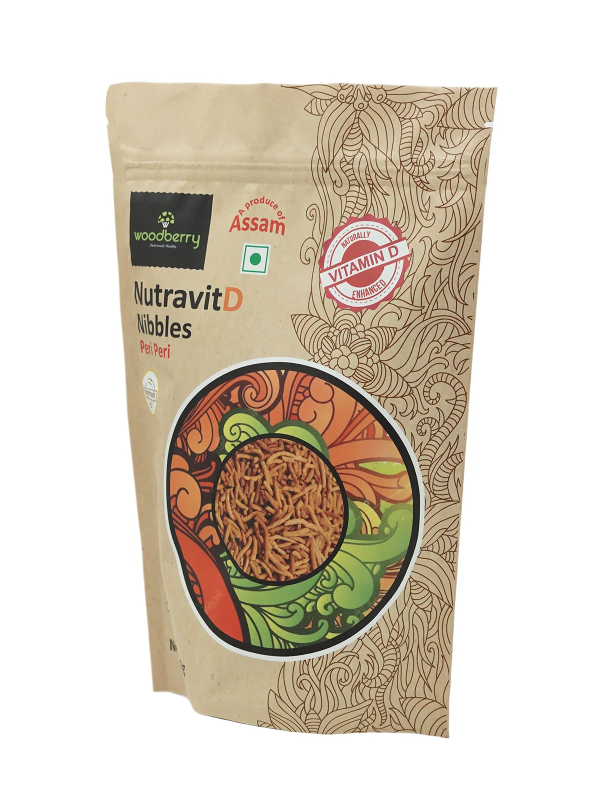 NUTRAVIT -D NIBBLES PERI PERI 200gm