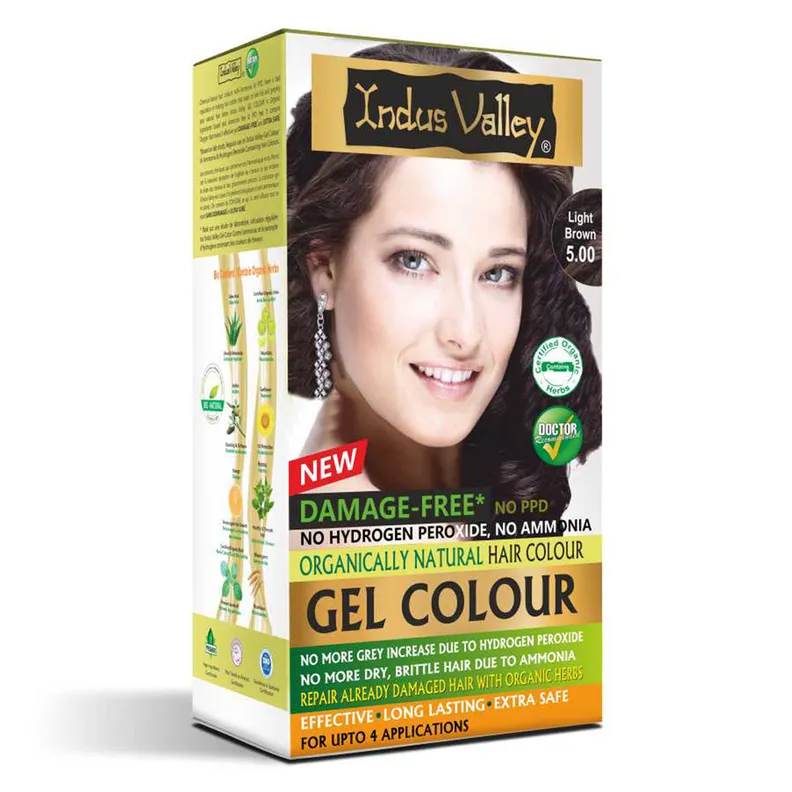 Organically Natural Gel Light Brown 5.0 Hair Color