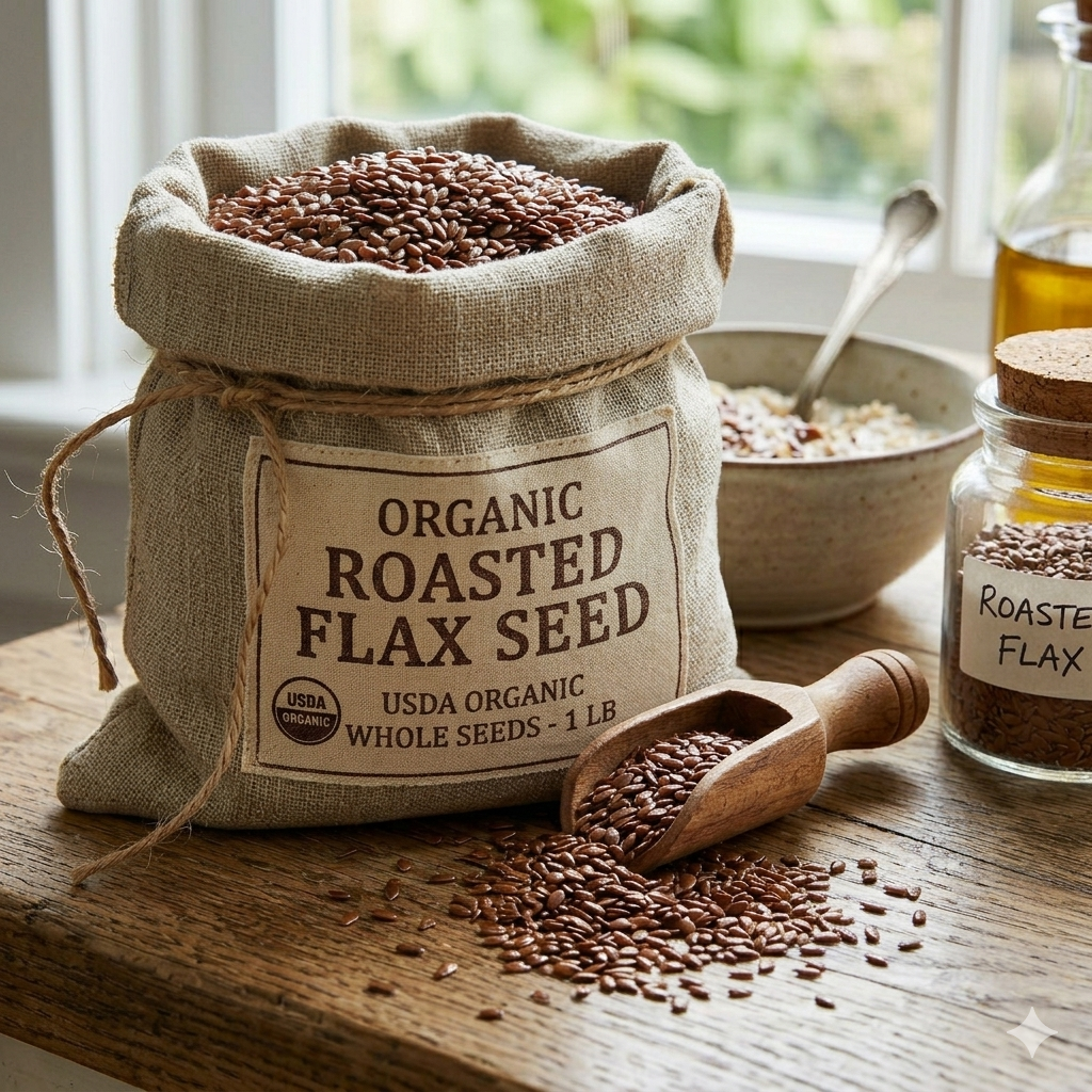 ROASTED FLAX SEEDS 100gm