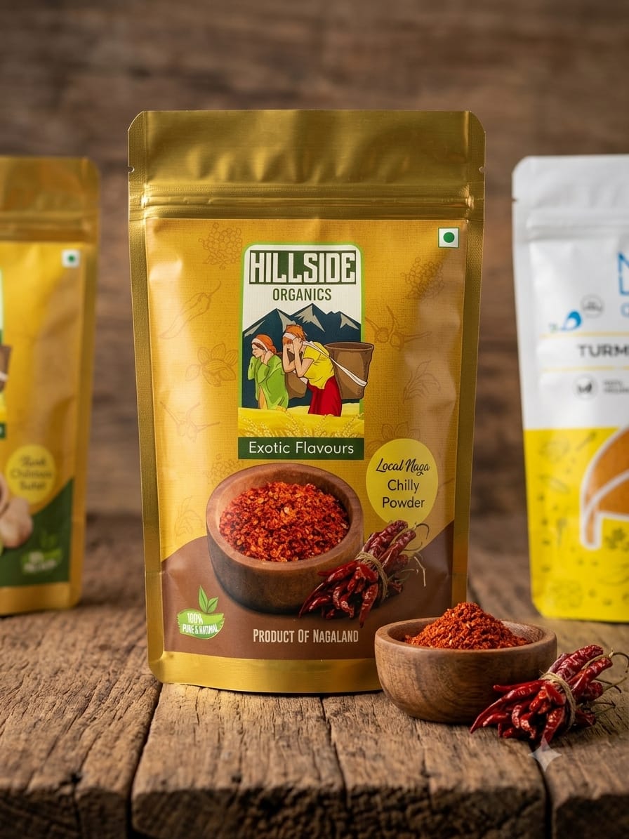 Local naga chilly powder